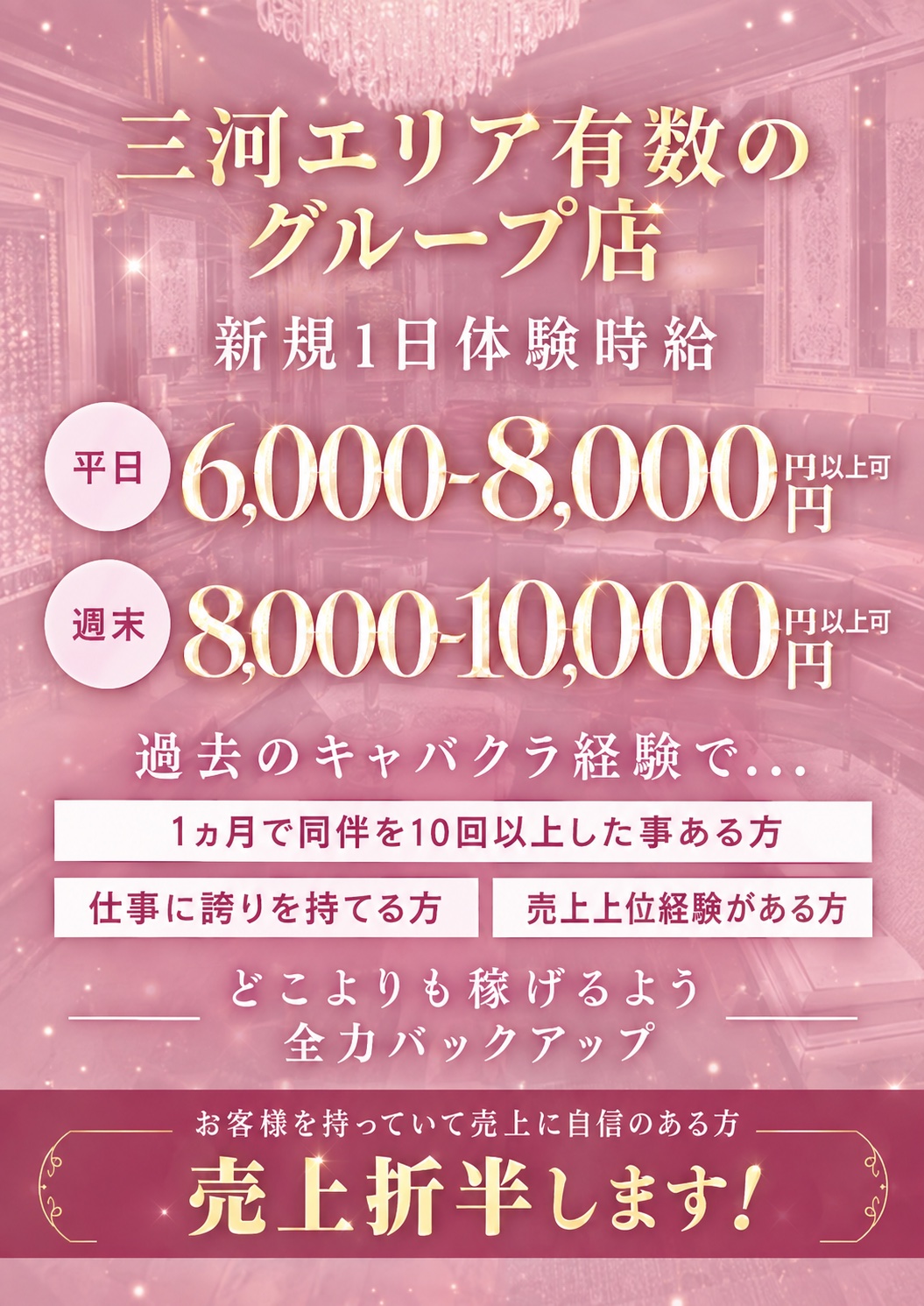 CLUB Bella Donnaの求人ポップ